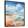 thumbnail image 2 of Designart "Beach Photo Coastal Expressions II" Nautical & Beach Floater Framed Wall Decor, 2 of 7