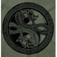 thumbnail image 2 of Dragon Yin Yang Style Symbol Balance Plus Size Crewneck Graphic Tee Shirt Brisco Brands 3X, 2 of 5
