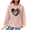 thumbnail image 2 of DPTALR Femmes Imprimé Col Rond Manches Longues Desserrer Sweat-Shirt Unique Tops Pull-Over Blouse, 2 of 4