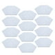 thumbnail image 3 of Paneles Acústicos Hexagonales, Tablero De Absorción De Sonido, Montaje Adhesivo Ignífugo De Fibra De Poliéster Para Oficinas En El Hogar Para Estudios De Grabación Ccdes Gris-plata, 3 of 8