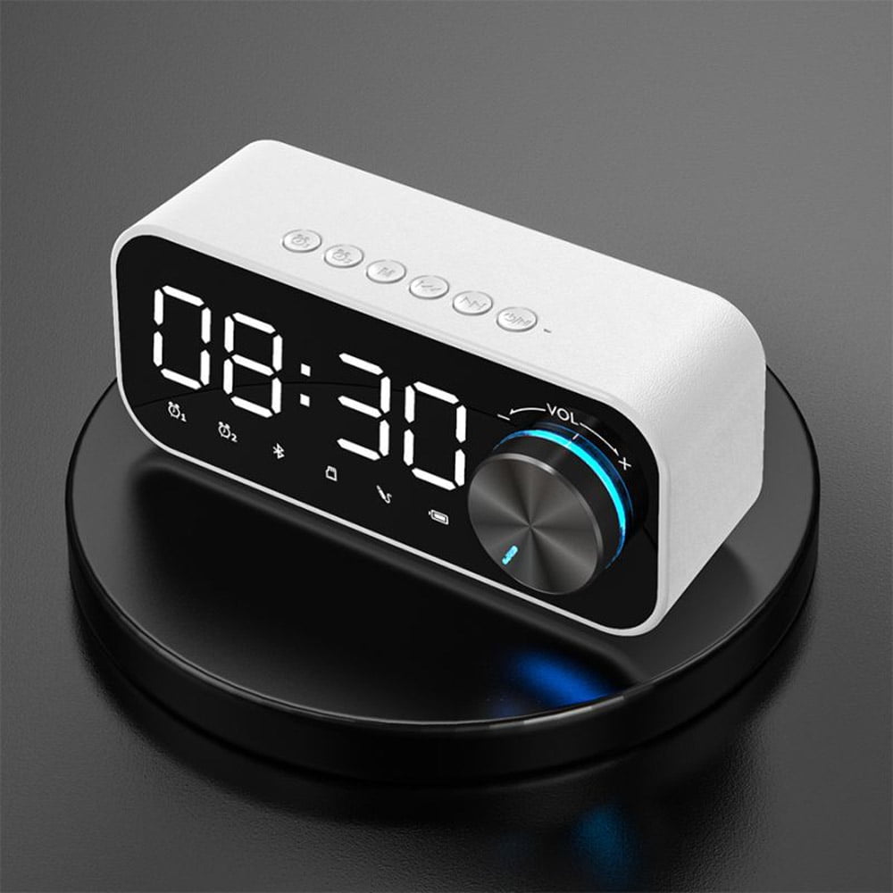 Digital LED  Alarm Clock Wireless Charging Radio Alarm Clock with Bluetooth 