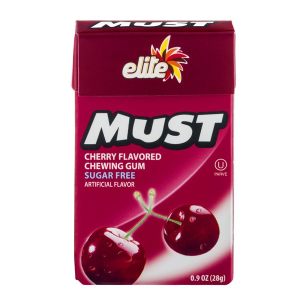 (4 Pack) Must Cherry Gum,