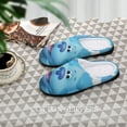 thumbnail image 6 of Men Blue'S Clues Slippers Non-Slip Fuzzy House Slippers Warm Soft Plush Winter House Shoes Indoor Outdoor Slip-On Shoes, 6 of 7