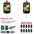 thumbnail image 3 of Récepteur de Porte de Garage 2ch 433mhz Universel Fixe à Code Roulant Multi-Marques, Plus Précis et Stable, 3 of 6