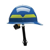 Bullard Fire Helmet,Blue,Thermoplastic FCBLR