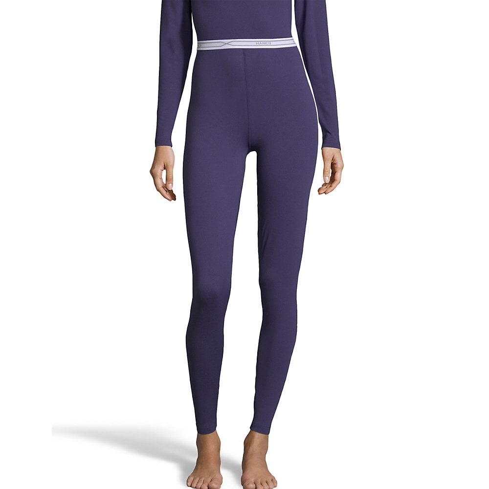 Hanes Womens Solid 4Way Stretch Thermal Pant. 125608 Walmart Canada