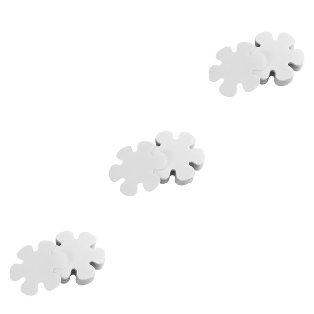 Billuyoard 20pcs Bath Tub Sticker Safety Cushions Self-adhesive Stickers Non-slip Protection Accessories Decal Floor Bathroom Accessory 10*10cm 3piezas
