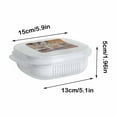 thumbnail image 3 of Inerposs Microwave Safe Storage Box, Leak Proof Lunch Container, Ecofriendly Plastic Meal Prep, Freezer Friendly Sealing Box for On-the-Go Meals, Thickened Refrigerator Food Storage, 3 of 8