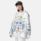 thumbnail image 3 of Balery You are so Sweet Sudadera ligera de manga larga con capucha y protección solar UPF 50+ para hombre y mujer, ideal para pesca y running-Medium, 3 of 7