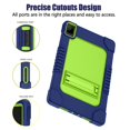 thumbnail image 6 of FIEWESEY For TCL NXTPAPER 11 Tablet Model 9466X6 2023 Model Case Heavy Duty Shockproof Rugged Protective 11 inch Cover with Kickstand Kids Friendly For TCL NXTPAPER 11 inch - Navy Green, 6 of 8