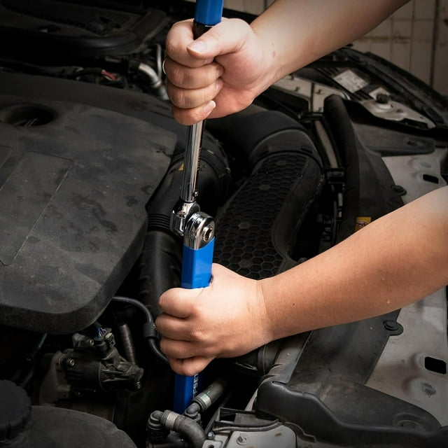 Extension Wrench Set, Ratchet Extension Wrench Small Swing Range High Carbon Steel for Auto Repair