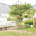 thumbnail image 4 of Campana De Viento Con Cadena De Lluvia, Campanillas De Viento De Metal Innovadoras Multiusos Exquisita Decorativa Para Patio Al Aire Libre, 4 of 7