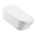 thumbnail image 6 of FELTECHELECTR Covered Soap Dish with Drainage, 1 Pack Bathroom Soap Holder for Sink or Shower, 11.8x3.3x1.9in, Water-Resistant, 6 of 8