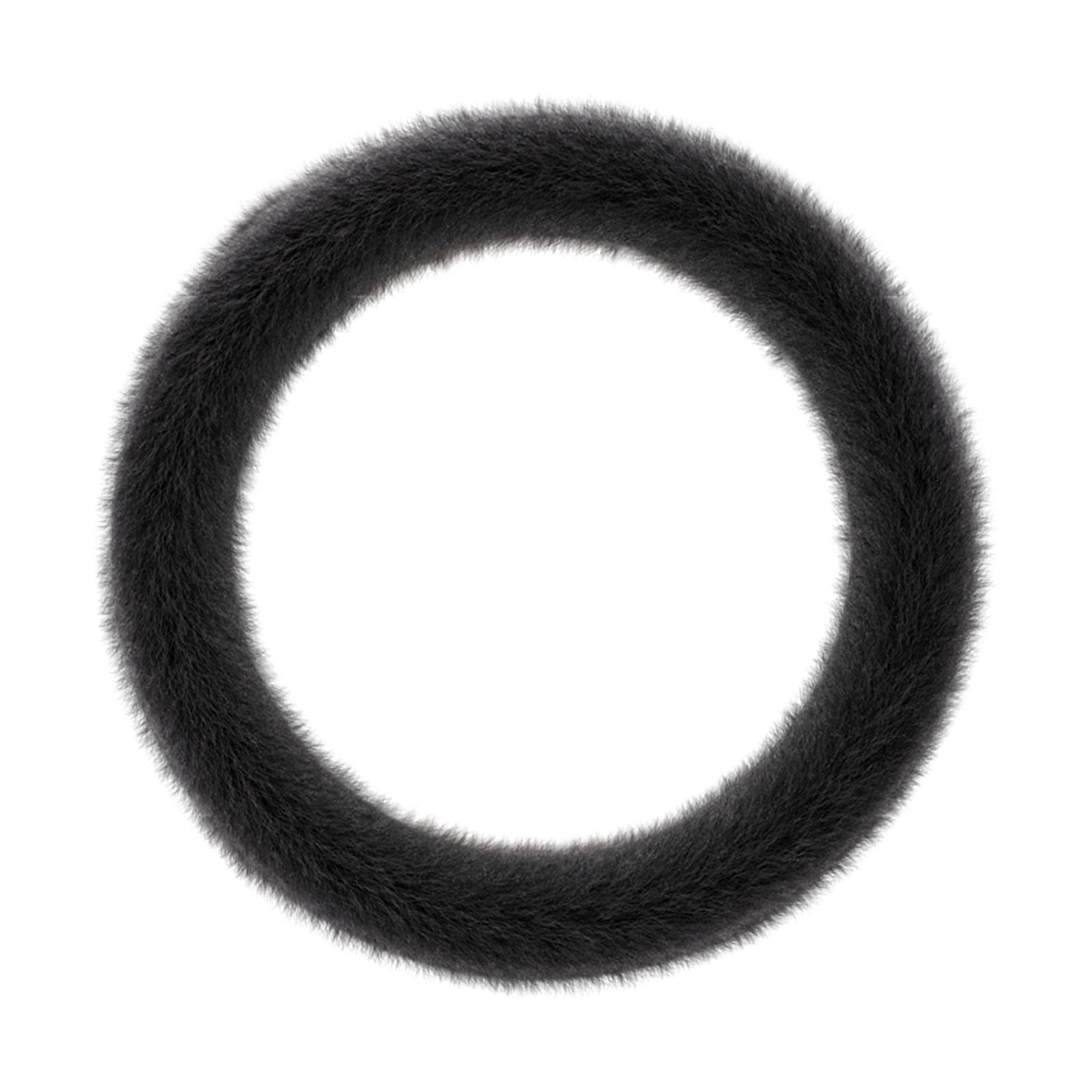 Heated Steering Wheel Covers, 12V Car Steering Wheel Warmer, Non-Sliping Grip, Soft & Plushs Thermal Handlebar Covers for Winter Driving in Cars & Trucks (14.2x14.2x1.2in)