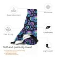 thumbnail image 3 of Pofeuu blue daisy Skull flower Print Quick-Dry Oversize Bath Towel Microfiber Travel Towel Fast Drying Lightweight Quick Dry Towel-27.5"x55", 3 of 8