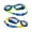 Sprinkles Rainbow Series #06, variant on CAPAS Kids Swim Goggles, Pack of 2 Waterproof Anti-Fog Anti-UV Water Pool Swimming Class Goggles for Boys Girls Children Age 4-12
