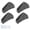 Carbon Fiber Color, variant on Yajisi Universal Rear Bumper Lip Diffuser Shark Fin Spoiler Wing Splitter Black Color Fitment Replacement Accessories 7.08 inches / 18 cm