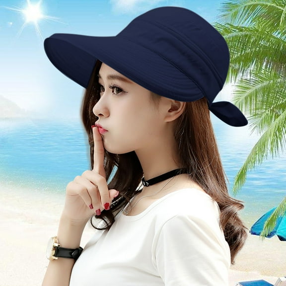 Lroveb Baseball Caps for Women Simplicity Womens Sun Hat Visor with Removable Top Tennis Hollow Hat