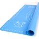 thumbnail image 4 of Estera De Silicona Para Hornear Para Masa De Pastelería Con Medidas, 19.7" X 15.7" Sin Bpa Antiadherente Y Antideslizante Hoja De Mesa Azul Suministros Para Hornear Para Hornear, 4 of 5
