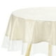 thumbnail image 1 of Uxcell mantel de plástico transparente de 54 pulgadas, protector de mesa de vinilo a prueba de agua y aceite, mantel para cenas, fiestas y vacaciones, 1 of 6