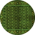 thumbnail image 1 of Ahgly Company Indoor Round Persian Green Traditional Area Rugs, 4' Round, 1 of 1