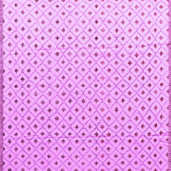 Ahgly Company Indoor Square Solid Purple Modern Area Rugs, 4' Square