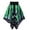 Green@GC@, variant on CONZONE Carnival Womens Pleated Skirt Butterfly Graphic Elastic Waist Bodycon Skirts for Funny Festival Stage Performance