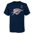 thumbnail image 2 of Youth  Russell Westbrook  Navy Oklahoma City Thunder Name & Number T-Shirt, 2 of 3