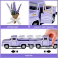 thumbnail image 6 of Fankiway Lavender Home Decor Metal Truck with Faux Lavender Bouquet Vintage Pickup Truck Decor Desktop Layered Tray Decor Mini Truck Decoration Spring Decor, Home & Kitchen Product, 6 of 6