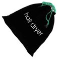 thumbnail image 1 of Hair Dryer Storage Bag Black Velour Drawstring Travel Organizer Pouch Dustproof Cloth Holder For Home And Hotel Use, 1 of 5
