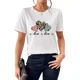 thumbnail image 1 of Playera De Mujer Patrón Ropa Casual Elegante Negra Moda Cita, 1 of 8