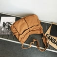 thumbnail image 5 of Yucurem Vintage Canvas Messenger Bag Large Multiple Pockets Hobo Bag Crossbody Shoulder Bag for Women Men (Brown), 5 of 10