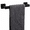 Black, variant on 12-Inch SUS304 Stainless Steel Bath Towel Bar, Square Base Wall Mounted Towel Rack, Matte Black