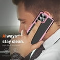thumbnail image 5 of Allytechgroup Galaxy S25 Ultra Case with Screen Protector, Military Grade Shockproof Anti-Scratch Bumper Rugged TPU PC Hard Shell Corner Protective Phone Case for Samsung Galaxy S25 Ultra, Pink, 5 of 7