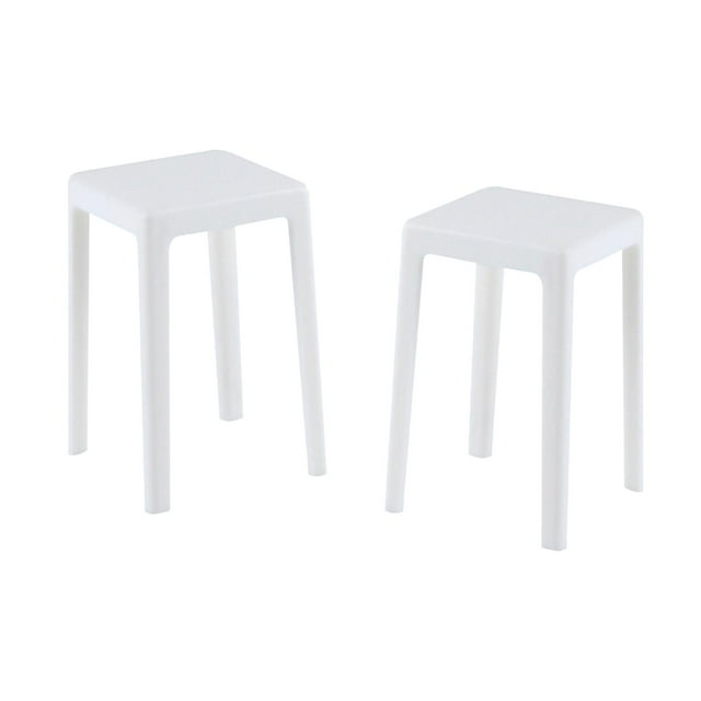 2 sillas en miniatura para casa de muñecas, modelo de muebles en miniatura a escala 1/6. Blanco