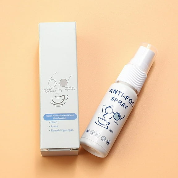 XIAOLE Anti Fog Spray For Glasses That Can Provide Continuous Anti-Fog Effect Applicable To Glasses Lens Motorcycle Helmet Visor Goggle Ski Goggle Swim Goggles (20ml/0.68oz)