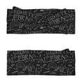 thumbnail image 3 of Fuzoiu Black Scientific Print Baby Bow Headband for Newborns, Baby Girl Head Wrap,Baby Shower Gift,Stretchy Hair Accessories for Newborn Infant Toddlers Kids, 3 of 5