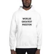 L Worlds Greatest Preston Hoodie Pullover Sweatshirt By Undefined Gifts