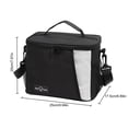 thumbnail image 3 of Bolsa De PícnicBolsa de picnic Bolsa de almacenamiento de utensilios de cocina con asa Bolsa térmica para alimentos con correa para el hombro, 3 of 7