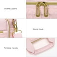 thumbnail image 4 of MOSISO Laptop Bag Briefcase for Women&Men Square Quilted Computer Messenger Bag Office Travel Business with 3 Pockets&Strap, 4 of 7