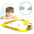 thumbnail image 4 of PicassoTiles Magnetic Race Track Expansion Set for Kids – 18PCS STEM Construction Building Blocks Add-On Toy with Racing Ramp, 4 of 9