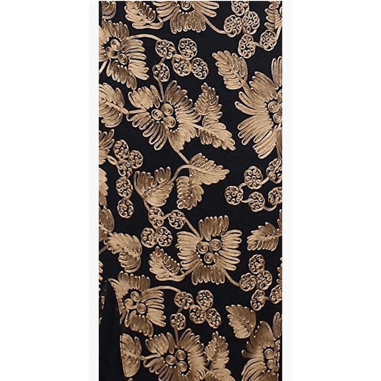 Alex Evenings Women s Embroidered Dress with Illusion Neckline Size 18