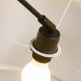 thumbnail image 4 of Teamson Home Curved LED Standard Floor Lamp Gold Shade Modern Lighting VN-L00041, 4 of 7