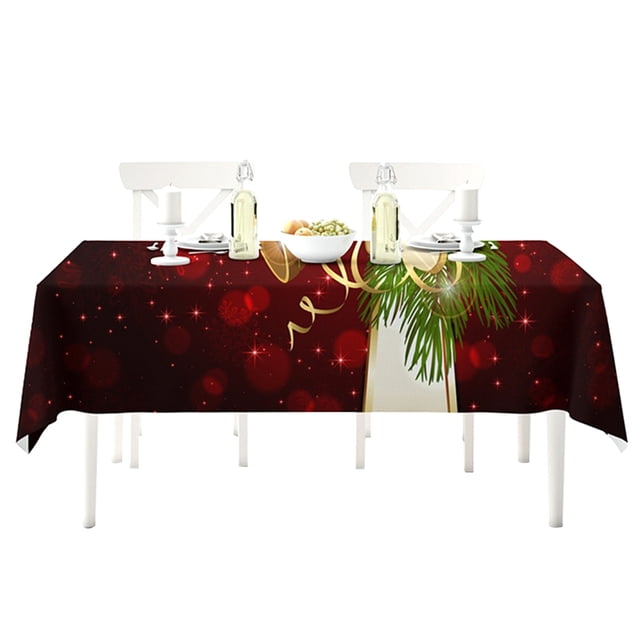 Nappe de Noël Décorative Rectangulaire pour Fête
