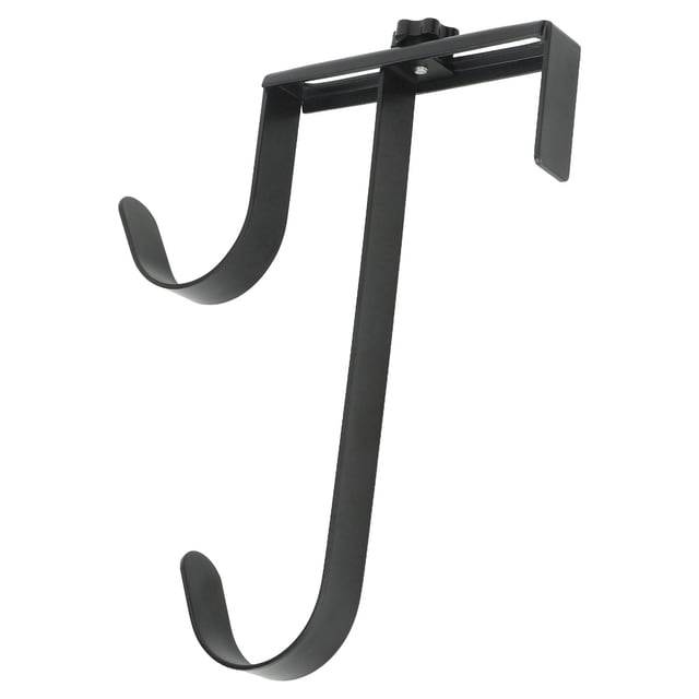 Pool Pole Hanger, Pool Pole Hook Rustproof Easy To Install Adjustable Space Saving Metal for Pool Fence