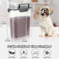 LEAWALK 57LBS Pet Food AIF4 Storage Container with Upgraded Large
