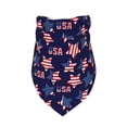 thumbnail image 4 of Xecao American Stars for Pet Bandana - A Stylish Triangle Accessory for Small to Large Dogs, Puppies, and Cats, 4 of 9