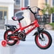 thumbnail image 2 of PASO NIÑOS Bicicleta para niños de 12/14/16 pulgadas, bicicleta para niños y niñas, bicicleta para niños de altura ajustable con cesta desmontable para 2-7 años Abanopi PASO NIÑOS, 2 of 7