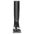 thumbnail image 3 of Time and Tru Women's Wide Calf Rain Boots, Black, 6, 3 of 7