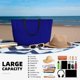 thumbnail image 5 of Fotbe Navy Bolsa de Viaje para Playa - Resistente al Agua, Bolsa Tote de Gran Capacidad y Ligera con 7 Bolsillos para Mujeres y Hombres, 5 of 7